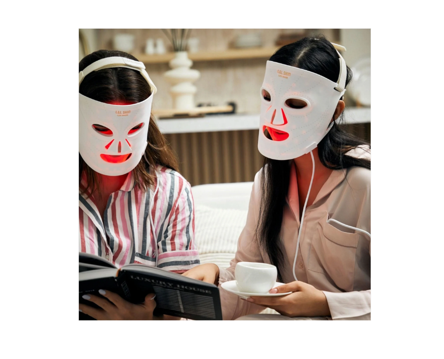 Masque de soin de la peau par luminothérapie LED LUMI