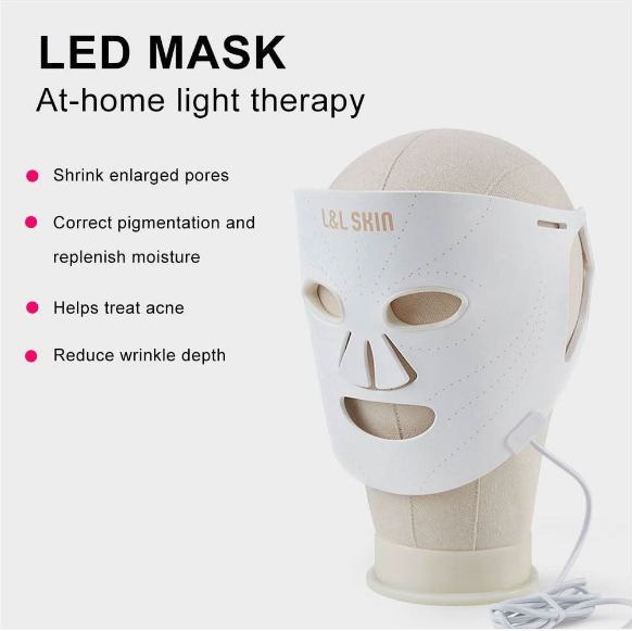 Masque de soin de la peau par luminothérapie LED LUMI